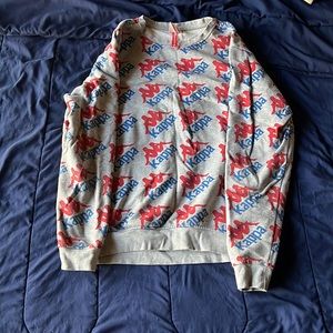 Grey Kappa Crewneck Sweater